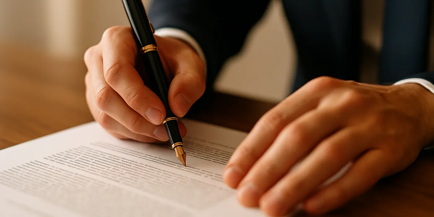 a lawyer using a pen to highlight a document from Dallas Lemon Law Attorney in Dallas, TX - consumer credit protection act