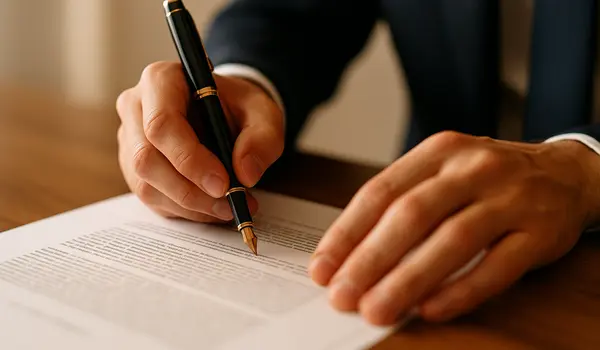 a lawyer using a pen to highlight a document from Dallas Lemon Law Attorney in Dallas, TX - consumer credit protection act