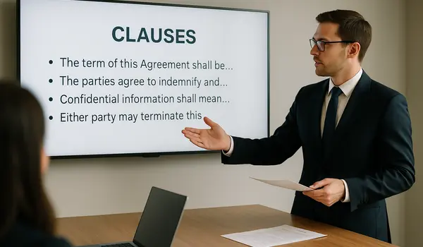 a lawyer using a tv screen to give a presentation from Dallas Lemon Law Attorney in Dallas, TX - department of consumer affairs