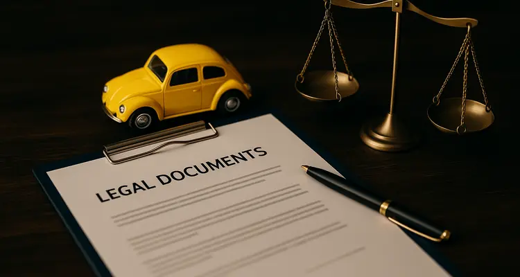 legal documents on top of a desk in a lemon law office from Dallas Lemon Law Attorney in Dallas, TX - general motors lemon law