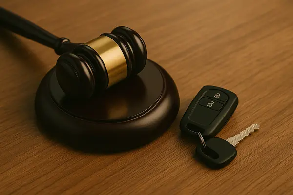 a gavel with some car keys next to it from Dallas Lemon Law Attorney in Dallas, TX - lemon law buyback